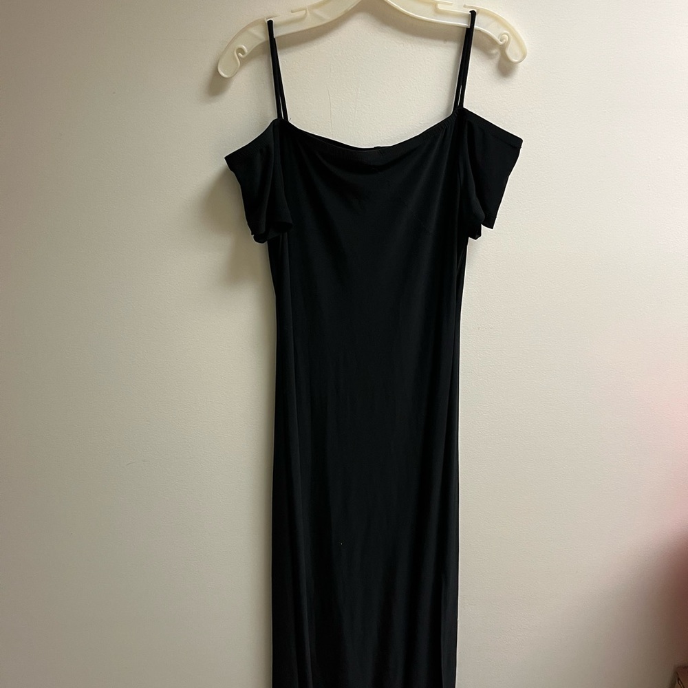 Onyx Elegant Black Strapless Dress